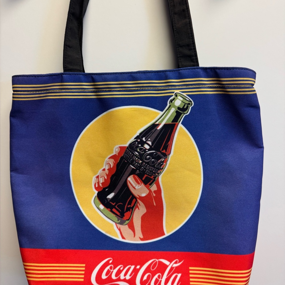 Coca Cola Retro Blue and Red Tote‎